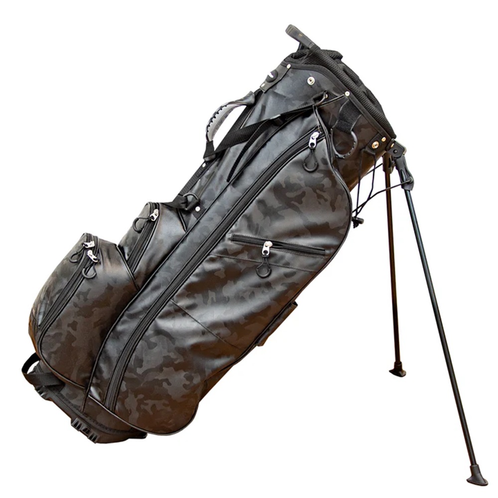 Club Champ Golf Deluxe Stand Bag - Black Camo | MULLIE Golf